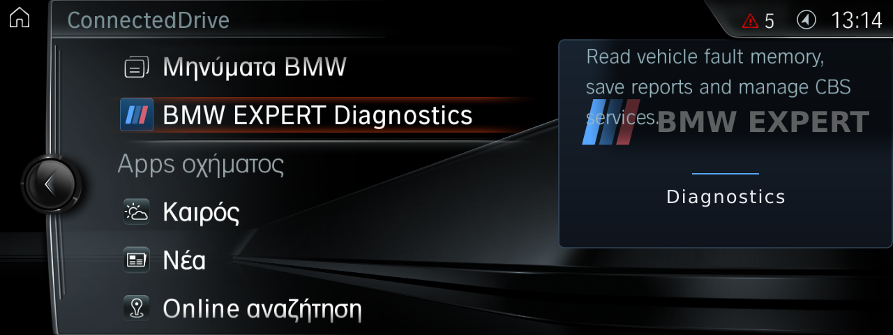 ConnectedDrive with BMW EXPERT Diagnostics